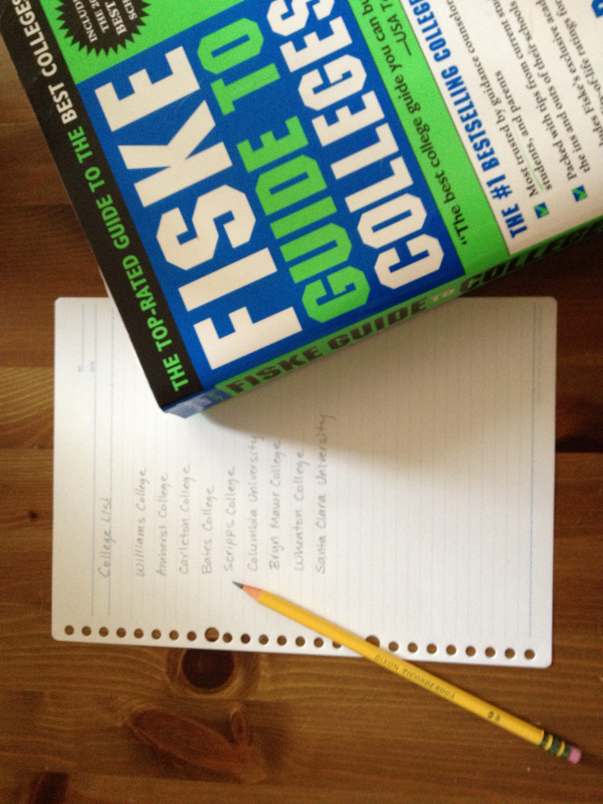 Building Your College List